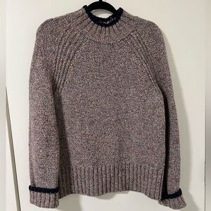 Wool mockneck sweater